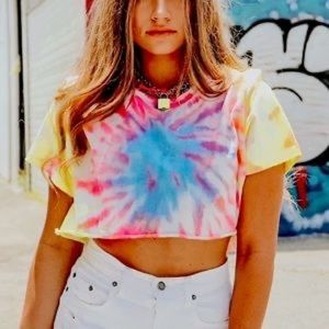 LF Tie Dye Crop Top - NWT